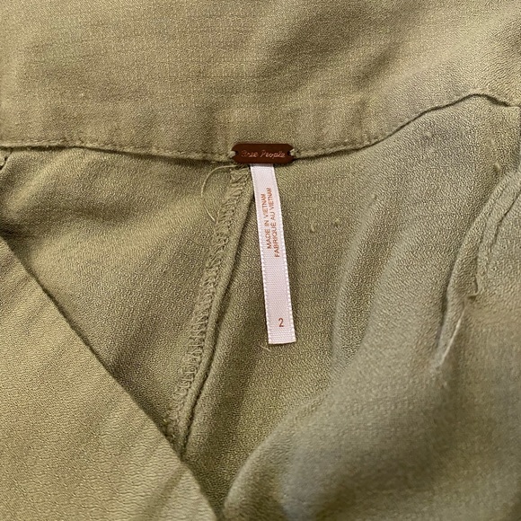 Free People boho pants sage green - Picture 4 of 4